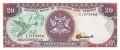 Trinidad Tobago 20 Dollars, (1985)